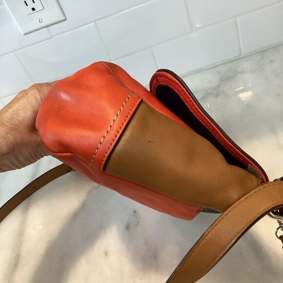 Coach Park Color Block Crossbody Leather Shoulder Bag - Picture 9 of 16